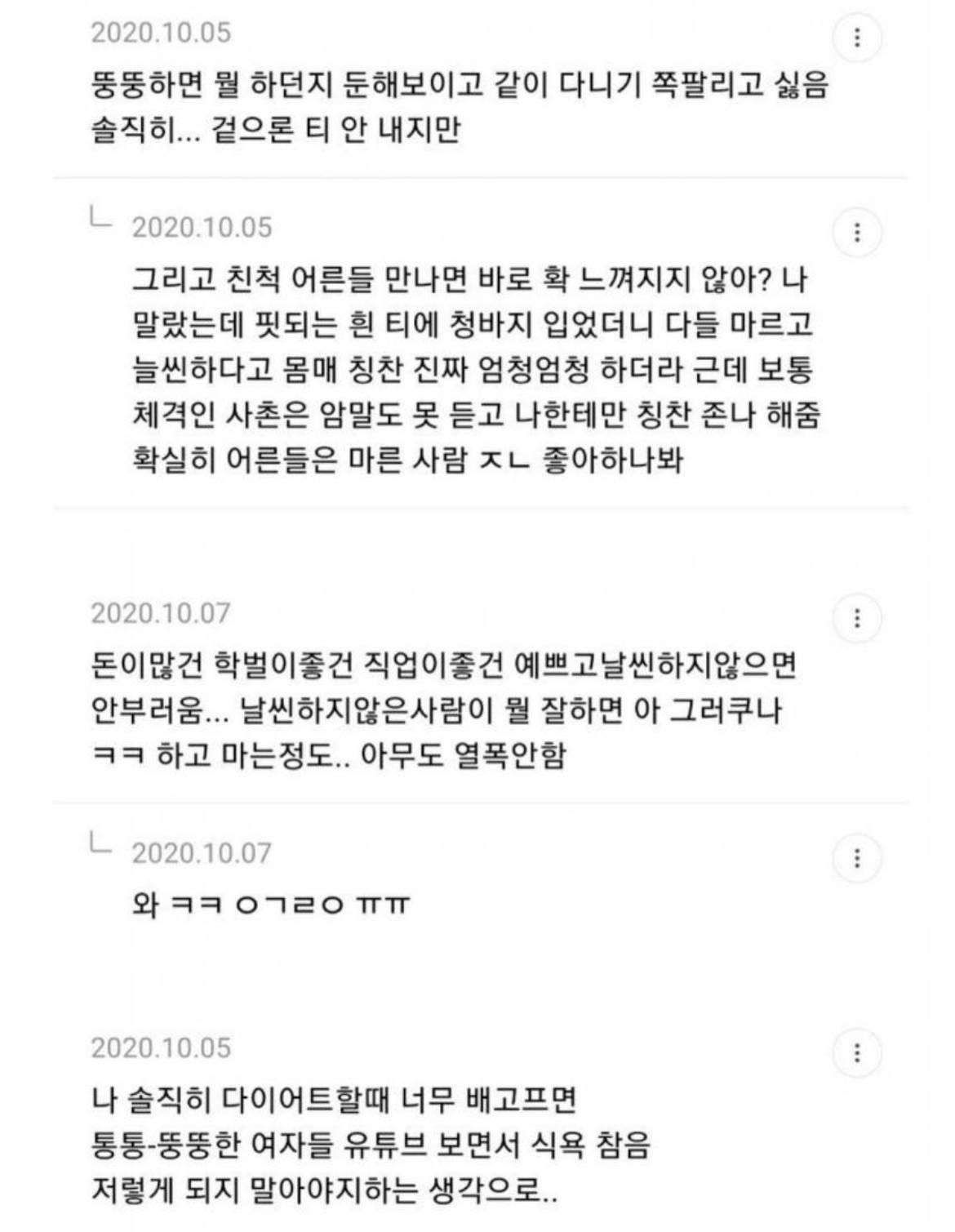 뚱뚱한 사람보면 진짜 이렇게 생각해? | 인스티즈